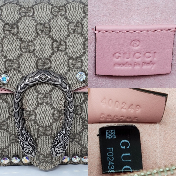 100% Auth Gucci Dionysus Swarovski Retail $4,000 - Picture 8 of 9